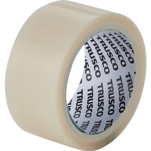 トラスコ ５ｍフッ素樹脂粘着テープ 厚み０．０８ｍｍ 幅１３ｍｍ 乳白色 TRUSCO フッ素樹脂粘着テープ（乳白色フィルムタイプ） TFJ-08-13-5M-イメージ1