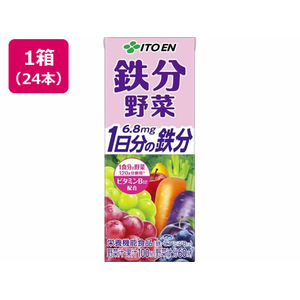 伊藤園 鉄分野菜 1日分の鉄分 200mL×24本 FCJ431L-イメージ1