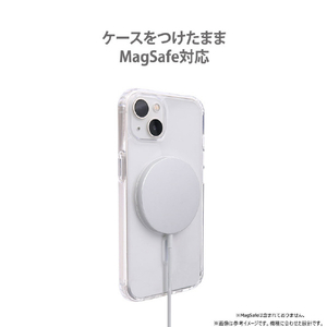 abbi FRIENDS iPhone 16 Pro用ネコマンジュウMagSafe対応クリアケース 渡り ABF27249I16PR-イメージ5