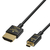 エレコム Premium HDMI Microケーブル(超スリム) 1．5m ブラック DH-HDP14SSU15BK-イメージ1