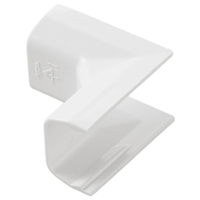 エレコム モールパーツ LD-GAF1MWH用接続ユニット/入ズミ(幅16mm) ホワイト LD-GAFR1MWH