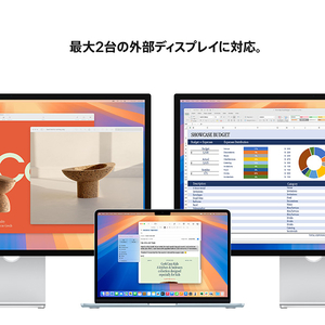 Apple 13インチMacBook Air： 10コアCPUと8コアGPUを搭載したApple M4チップ, 16GB, 256GB SSD - スターライト 16GB, 256GB SSD スターライト MW0Y3J/A-イメージ9