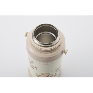 ReachWill魔法瓶 ステンレス製キッズボトル 600ml カワウソとコブタ RYI-KS60PK-イメージ2
