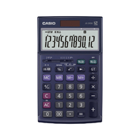 カシオ 本格実務電卓 ジャスト型 ネイビー JS-20DD-NY-N