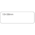 スマートバリュー 白無地ラベル 強粘着 13×38(210片) FC28136-B557J