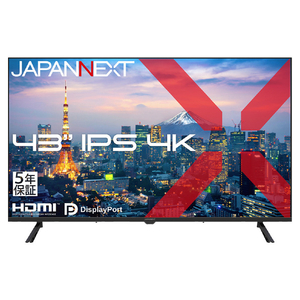 JAPANNEXT 43インチ 液晶ディスプレイ ブラック JN-IPS43U-H5-イメージ1
