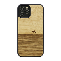 Man & Wood iPhone 12/12 Pro用天然木ケース Terra I19250I12P
