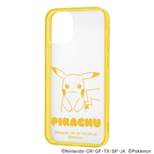 レイアウト iPhone 12 mini用ハイブリッドケース Charaful ポケットモンスター ピカチュウ RT-PP26UC/PKM-イメージ1