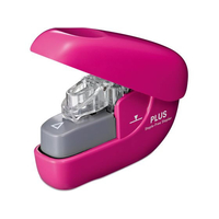 プラス 針なしホッチキス ペーパークリンチ ピンク SL-106NB ピンク1個 F881706-31125SL106NB