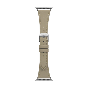 オウルテック Apple Watch (38/40/41mm)用ニュアンスカラー スリムレザーバンド mignonne サンド OWL-MINAWBS02-BE-イメージ1