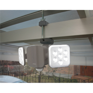ムサシ 6．5W×2灯 フリーアーム式 LEDハイブリッドソーラーライト SHB250-イメージ2