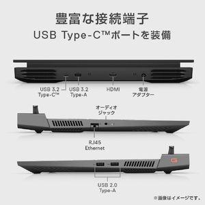 DELL ノートパソコン Dell G15 ダークグレー NG575-BWLCB-イメージ4