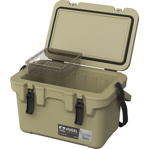 アイリスオーヤマ HUGEL クーラーボックス 20L カーキ FCJ077F-TC-20R-イメージ2