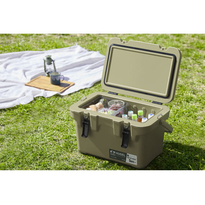 アイリスオーヤマ HUGEL クーラーボックス 20L カーキ FCJ077F-TC-20R-イメージ3