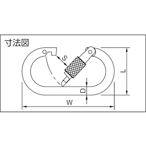 伊藤製作所 カラビナ 鉄カラーマーク 1.52105618109 FC721FR-8187763-イメージ2