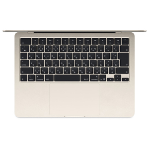 Apple 13インチMacBook Air： 10コアCPUと10コアGPUを搭載したApple M4チップ, 16GB, 512GB SSD - スターライト 16GB, 512GB SSD スターライト MW103J/A-イメージ2