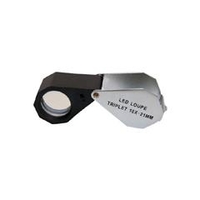 池田レンズ工業 ライト付10倍ルーペ W-LED10