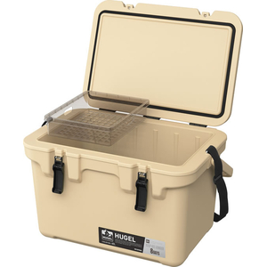 アイリスオーヤマ HUGEL クーラーボックス 40L ベージュ FCJ078F-TC-40R-イメージ2