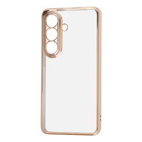 レイ・アウト Galaxy S26用 / ソフトケース 精密設計 フレームメッキ ピンクゴールド RT-GS26PFC2/PGM