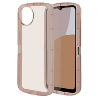 ラスタバナナ AQUOS wish4(SH-52E/A402SH)用FLUFFY SHAPE CASE TPU素材 ピンク 8023AW4TPPK