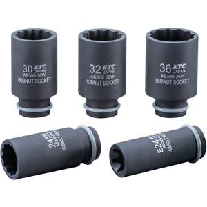 KTC １２．７ｓｑ．インパクトレンチ用ハブナットソケット３６（十二角） AS308-36W-イメージ1