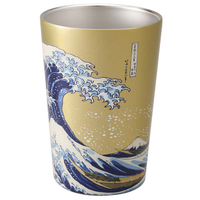 ReachWill魔法瓶 日本伝統文化ステンレスタンブラー(460ml) 大波柄 RXH-JP46ON