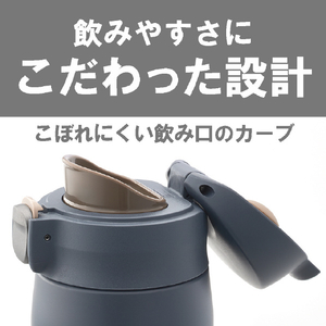 タイガー 真空断熱ボトル(0．75L) ネイビーブルー MTR-W075AA-イメージ5