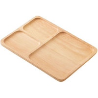 スワンソン商事 ラバーウッド スナックプレート 長角250 ナチュラル TA-005 FC943LU-7342900