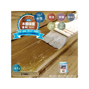 カンペハピオ 水性木部保護塗料 とうめい 0.7L FCB417M-イメージ2