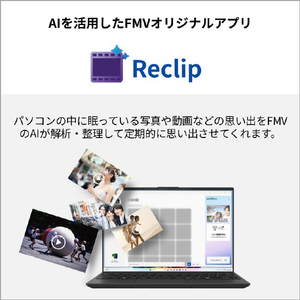 富士通 ノートパソコン FMV Note U ピクトブラック FMVU500L2B-イメージ14