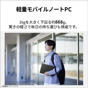 富士通 ノートパソコン FMV Note U ピクトブラック FMVU500L2B-イメージ8