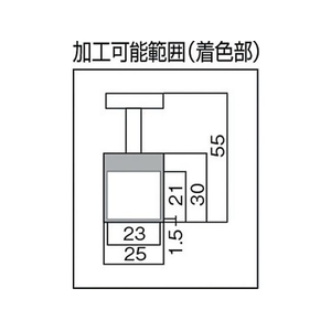 トラスコ中山 TRUSCO/マグネットホルダ ハンドル付 吸着力110N Φ25×30 11025302321 FC753DS-1140256-イメージ2