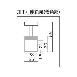 トラスコ中山 TRUSCO/マグネットホルダ ハンドル付 吸着力110N Φ25×30 11025302321 FC753DS-1140256-イメージ3
