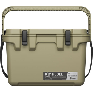 アイリスオーヤマ HUGEL クーラーボックス 40L カーキ FCJ079F-TC-40R-イメージ2