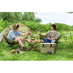 アイリスオーヤマ HUGEL クーラーボックス 40L カーキ FCJ079F-TC-40R-イメージ9