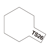 タミヤ TS-26 ピュアーホワイト TSｽﾌﾟﾚ-26ﾋﾟﾕｱ-ﾎﾜｲﾄN