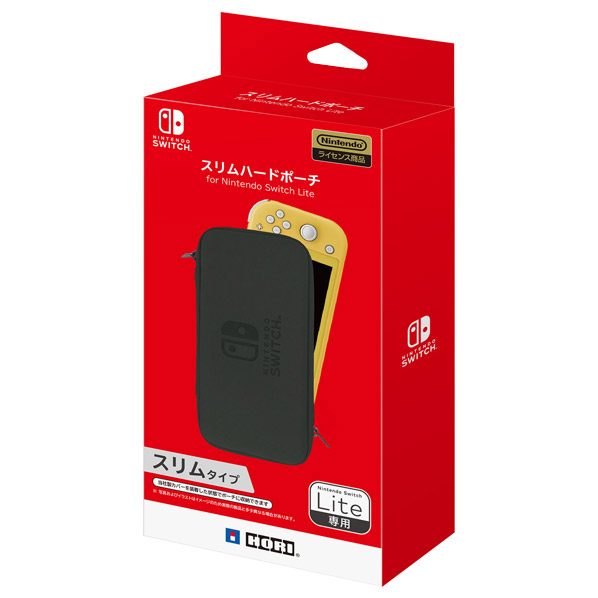 エディオンネットショップ Hori Ns47 スリムハードポーチ For Nintendo Switch Lite ブラック