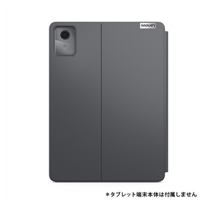 レノボ Tab M11用フォリオケース グレー ZG38C05456-イメージ2