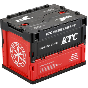 ＫＴＣ（ＴＮ） ＫＴＣ折り畳みコンテナ　２０Ｌ　（ブラック） YG-195BK-イメージ1
