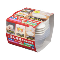 エビス ごはん専用冷凍保存容器 一膳 4個入 FC228TA-PG-3140