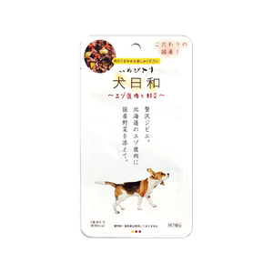 わんわん 犬日和 エゾ鹿肉と野菜 60g FC84204-イメージ1