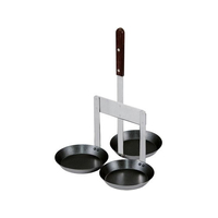 江部松商事 EBM/ステンレス らくらくカキ揚げ フッ素コート 3連 FC278LX-8145110