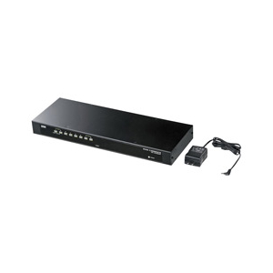 サンワサプライ SW-KVM8UP PS/2・USB両対応パソコン自動切替器(8：1