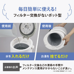 象印 スチーム式加湿器 グレー EE-DG35-HA-イメージ3