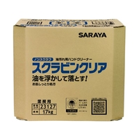 サラヤ 油汚れ用ハンドソープ スクラビンクリア 17kg 八角BIB FC491HF-2083185
