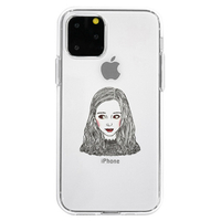 Dparks iPhone 11 Pro用ソフトクリアケース 少女B DS17252I58R