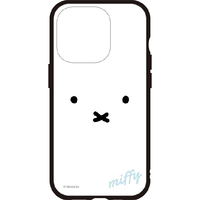 グルマンディーズ iPhone 14 Pro/13 Pro用耐衝撃ケース IIIIFIT ミッフィー フェイス MF-334A