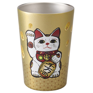 ReachWill魔法瓶 日本伝統文化ステンレスタンブラー(460ml) 招き猫柄 RXH-JP46MN-イメージ2