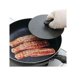 パール金属 スプラウト 鉄鋳物製丸型ミートプレスΦ17cm(スタンド式) FC017NR-HB-5496-イメージ5