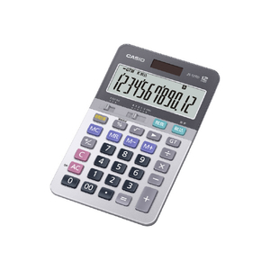カシオ 本格実務電卓 ジャスト型 シルバー JS-12TD-SR-N-イメージ2